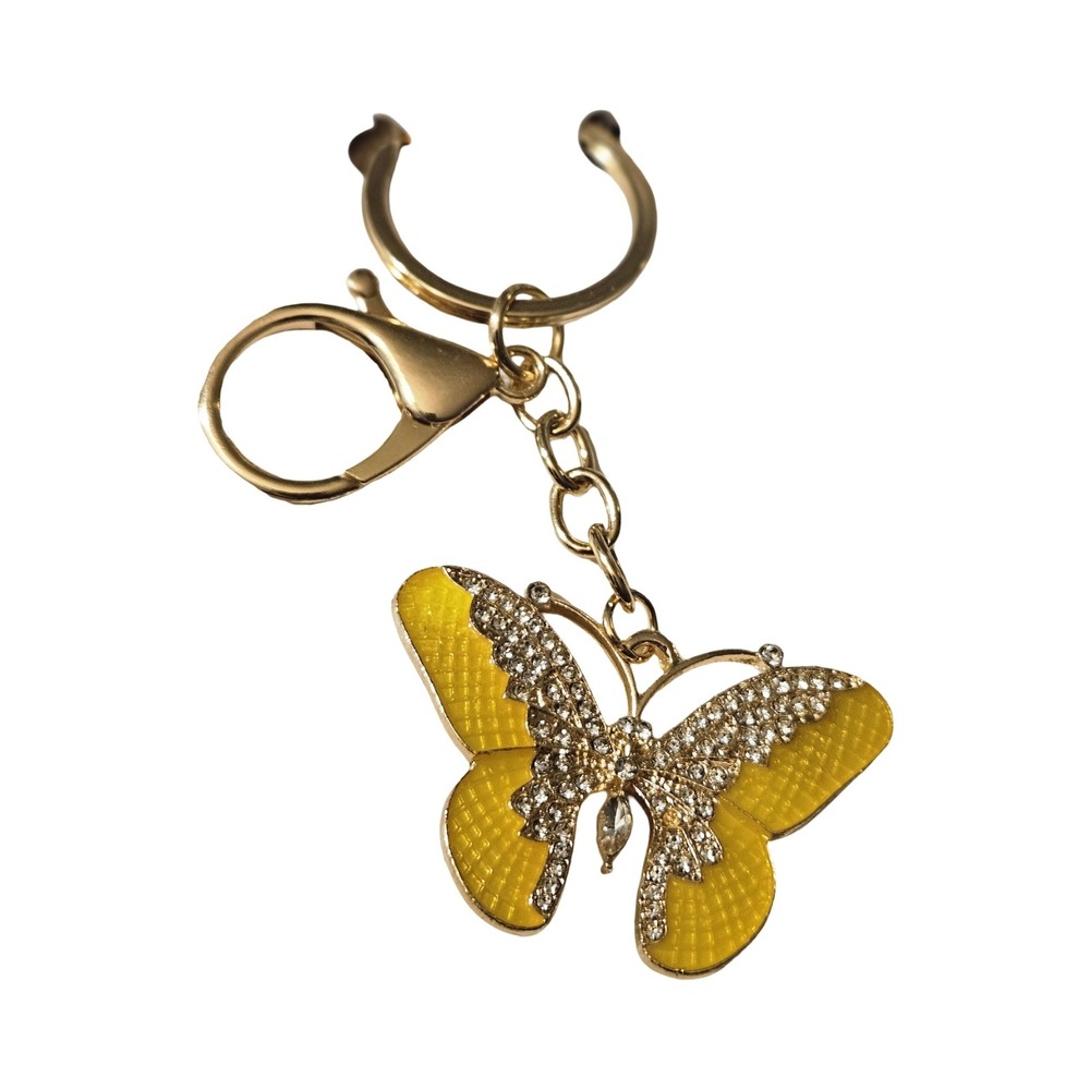 Choose Any 3 Bag Charms Keychains Rhinestone Teddy Bear Butterfly Y2K